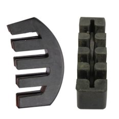HDL Acoustic Electric Heavy Black Rubber Violin Silencer Violin Practice Mute (Intl)