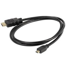 HDMI High Speed HDMI to Micro HDMI Cable OD5.5mm Gold Plated 4K - 3meter - Hitam