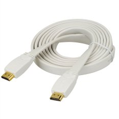 HDMI Kabel Flat 1.5 Meter Versi 1.4 - Putih