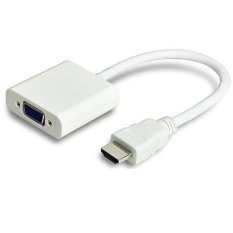 HDMI to VGA Adapter with Audio - HD008-1 - Putih