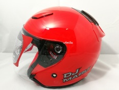Helm KYT Dj Maru Red Ferrari / Fire Red