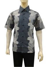 Herman Batik BW05G Baju Kemeja Batik size 17/16/15 RegularFit Fashion Pria Jeans Muslim Koko