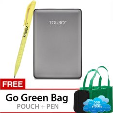Hitachi HGST Touro S 1TB 7200RPM - Grey Gratis Go Green Bag + Pouch + Pen