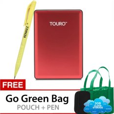 Hitachi HGST Touro S 1TB 7200RPM - Red Gratis Go Green Bag + Pouch + Pen