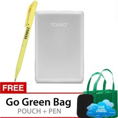 Hitachi HGST Touro S 1TB 7200RPM - Silver Gratis Go Green Bag + Pouch + Pen
