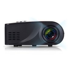 Home Cinema Theater Multimedia Portable Power Saving Environmental X6 LED LCD Video Projector HD 1080P PC AV TV VGA USB HDMI 23 languages (Black)