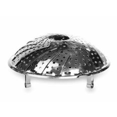 Home Line Folding Steel Metal Steamed Steam Food Dish Plate Steamer Pressure Cooker Basket YH-25