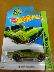 Hot Wheels - 68 Hemi Barracuda Green (2)