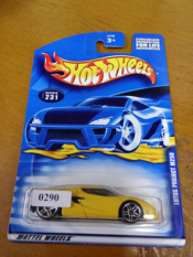 Hot Wheels - Lotus Project M250 Yellow Kartu Lama