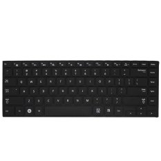 HRH Keyboard Skin Cover Film Protector For Samsung Q470 700Z4AH 530U4B 535U4C 700Z4A 900X4C 900X4D(Soild Black) - Intl
