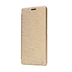 Huanmin Flipcover Leather Hardcase Casing for Blackberry Q10 Gold
