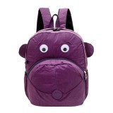 Huolala Hot Ki kid school bag pling cartoon canvas backpack eyes waterproof School Bags Monkey children Backpack mochila boy and girl red white (Intl)