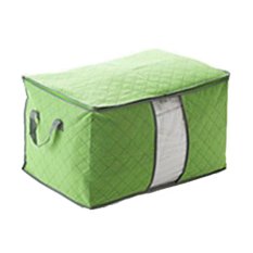 I-grosir Bamboo Storage Box Warna (organizer Pakaian, Selimut, Bed cover, sprei - Green