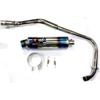 knalpot 1 one racing Chrome Stainless tahan lama (Standar Kuat Steel dan Nickle ATPM)