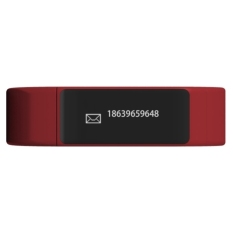 I5 Plus IP67 Waterproof 0.91 inch OLED Touch Screen Bluetooth V4.0 Smart Bracelet Wristband, Support Pedometer / Sleep Monitoring / Remote Capture / Call ID Display / Anti-lost Function(Red)