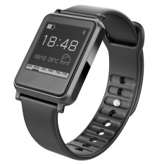 i7 Smart Watch Bracelet Wrist Band Bluetooth 4.0 Waterproof IP55 Touch Screen Fitness Tracker Health Pedometer Wristband(Black)