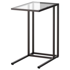 Ikea Meja Portable Meja Laptop Modern Baja - Hitam