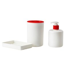 Ikea Varpan Set Perlengkapan Mandi - Putih