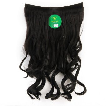instaclip hairclip wavy black 60 cm hair clip klip wave instaclip hairclip wavy black 60 cm hair clip klip wave