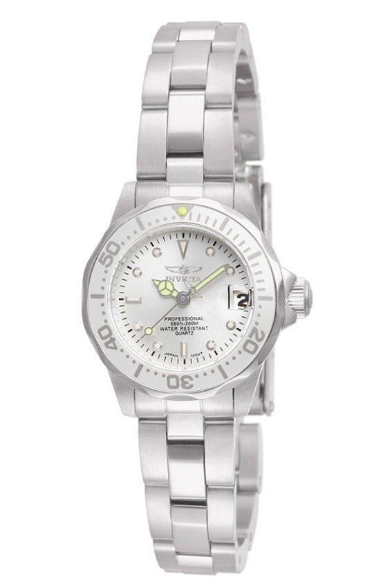 Invicta Pro Diver -Women Watch - Silver - Stainless Steel Strap - 12519