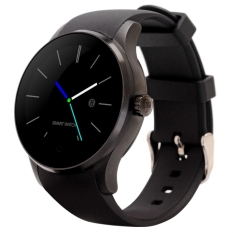IP54 Waterproof Smart Watch SIM Card Bluetooth Round Wristband K88S with Heart Rate Monitor for Andriod and IOS iPhone(Black) - Intl