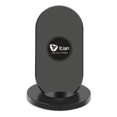 Itian A2-5W Qi Standard Wireless Stand Charger for Samsung Galaxy S7 Edge / S7 / S6 / S6 edge / S6 edge + / Note 5(Black) (Intl)