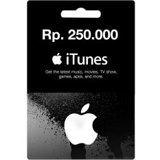 iTunes Gift Card Region Indonesia Rp. 250.000,-