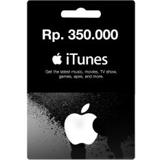 iTunes Gift Card Region Indonesia Rp. 350.000,-