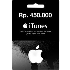 iTunes Gift Card Region Indonesia Rp. 450.000,-