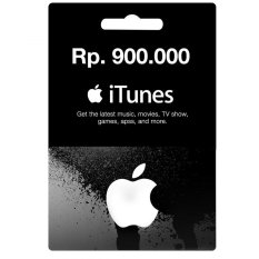 iTunes Gift Card Region Indonesia Rp. 900.000,-
