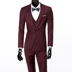 Jaket Kulit - Setelan Jas Pria Trend Stylish - Violet