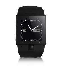 Jsong 3G WCDMA/GSM/GPRS Android 4.4 Smart Watch Phone Touchscreen Wristwatch 5.0M Camera GPS/WIFI/Bluetooth /Facebook/Twitter/Install App (Black)