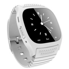 JTS Bluetooth Smart Wrist Watch Phone Mate For Android Samsung LG HTC (White) - Intl