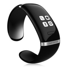 JTS L12s White Bluetooth Smart Bracelet Wristwatch Oled Digital Watch Mp3 for IOS Iphone Samsung HTC Android Smart Phones Black - Intl