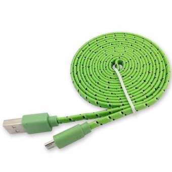 kabel data tali sepatu 2 meter micro usb hijau lazada indonesia kabel data tali sepatu 2 meter micro usb hijau lazada indonesia