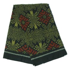 Kain Indonesia Endek Saraswati A326_Wastra 200 x 103 cm Hitam