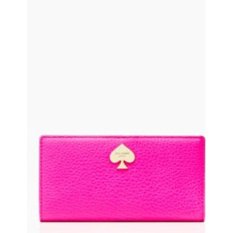 Kate Spade Leyroy Street Stacy Wallet Clutch Snapdragon Pink IFS000138807 (Intl)