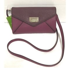 Kate Spade Natalie WKRU3398 Wesley Place Dompet Wanita Merah-Plum