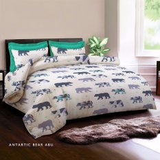 King Rabbit - Bed Cover Antartic Bear Abu - Double (230x230) dan Single (140x230)