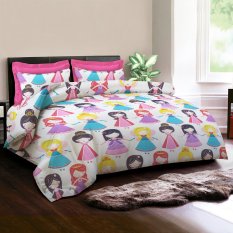 King Rabbit - Bed Cover Motif Princess Glam - Pink