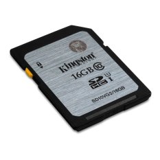 Kingston SDHC Class 10 UHS-I 45MB/s 16GB - SD10VG2/16GB - Hitam-Abu-Abu
