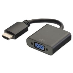 Konverter Hdmi To Vga - Adapter Kabel - Hitam