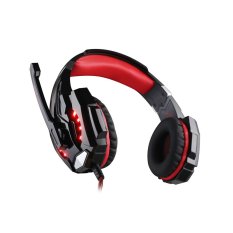 KOTION EACH G9000 3.5mm Game Gaming Headphone Headset Earphone Headband with Microphone LED Light for Laptop Tablet Mobile Phones (Red) (Intl)