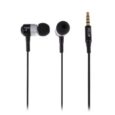 KUNPENG SY-19 Universal Stereo In-ear Style Plug Earphone with Mic (Black) - Intl