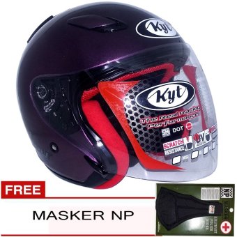 kyt dj maru solid ungu gratis masker np lazada indonesia kyt dj maru solid ungu gratis masker np lazada indonesia
