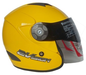 kyt helm 2 vision solid kuning lazada indonesia kyt helm 2 vision solid kuning lazada indonesia
