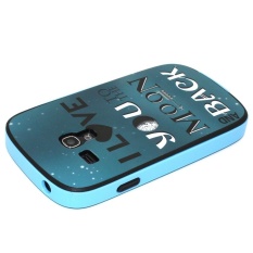 Lancase Case+Bumper Hybrid Cartoon Hard Case for Samsung Galaxy S3 mini i9190 Back to Moon