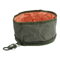 landor Folding Collapsible Travel Pets Dogs Cats Food Water Bowl,Atrovirens - Intl