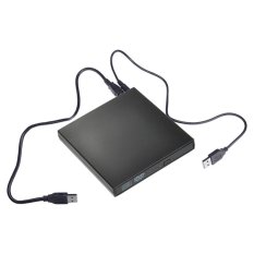 landor Portable USB 2.0 CD Burner Laptop External DVD-ROM/CD-RW Drive, Black - Intl