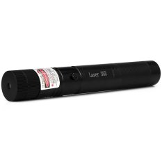 Laser 303 5mW 532nm Zoomable 18650 Green Starry Laser Pointer Pen for Burning Matches (Red) - INTL